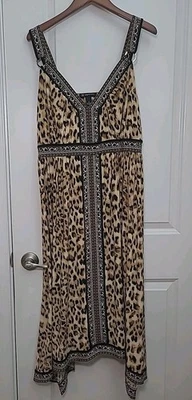 INC International Concepts Dress Women's Sz 1X Leopard Print Sleeveless NWT - Image 1 of 4