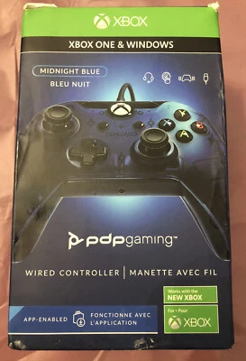 PDP Gaming Wired Controller: Midnight Blue - XBOX One & Windows Wireless Contr.. - Image 1 of 4