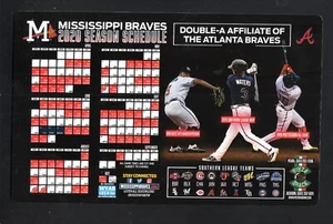 Mississippi Braves Drew Waters Christian Pache 2020 imán horario marca de confianza - Imagen 1 de 1