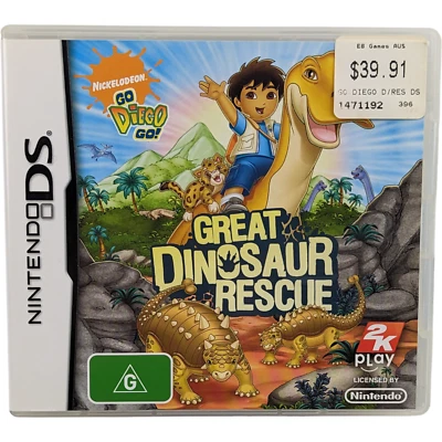 Go Diego Go! Great Dinosaur Rescue for the Nintendo DS PAL AUS - Image 1 of 3