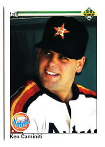 1990 Upper Deck Ken Caminiti Houston Astros #122b