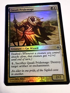 MTG Magic The Gathering Alara Reborn Qasali Pridemage Foil LP - Picture 1 of 2