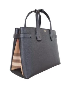 BURBERRY borsa a mano con tracolla donna 8068549 banner media nero - Picture 1 of 7