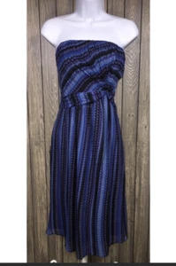 Sangria size 6 strapless silk dress - Picture 1 of 5