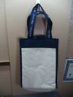 Morgan Stanley Wine Cooler Insulated Tote Bag White Canvas12.5" x 9" x 4"  NWOP 