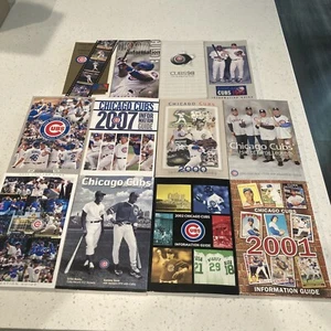 CHICAGO CUBS MLB Information Media Guides Lot of 12 - Picture 1 of 22