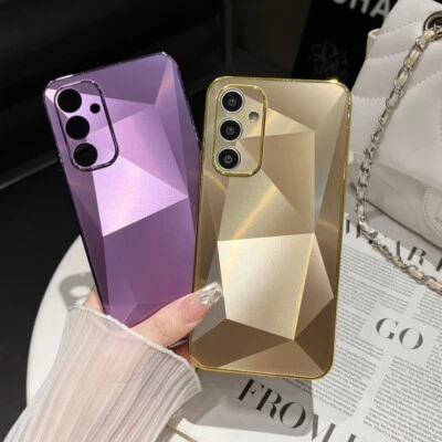 MARKENLOS Handyhülle Für Samsung Galaxy S24 Ultra S23 A54 A34 A14 Diamant Stoßfeste Case