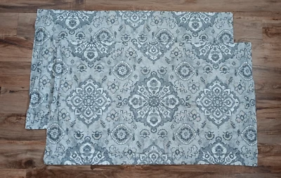 Pottery Barn Giovanna Medallion King Almohada Shams Carbón Estilo Persa Ropa de Cama Foto 1 de 4