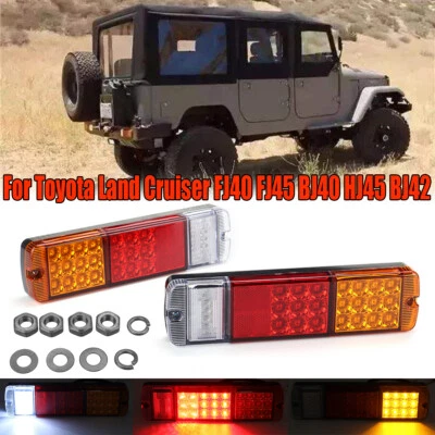 Par de luces traseras para Toyota Land Cruiser FJ40 FJ45 BJ40 HJ45 BJ42 Foto 1 de 4