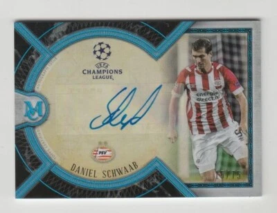 2018-19 Topps Champions League Museum Auto Card : Daniel Schwaab #15/75 - Image 1 of 2