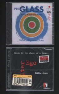 PHILIP GLASS:Early Keyboard Music,& in the shape of a square, 2 New,sealed CDs - Imagen 1 de 1