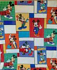 Disney 1980s Cool Mickey Sunglasses Bright Clothes 4 pc Curtain Panels 79" x 63"