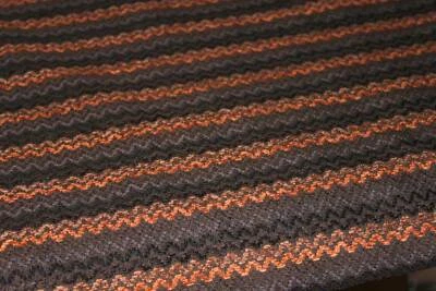 Polsterstoff Dekostoff Bezugsstoff VINTAGE braun-orange Meterware LUNAR - Bild 1 von 3