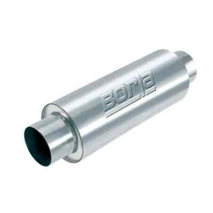Silenciador Borla Racing XR-1 3 pulgadas Entrada/Salida Acero Inoxidable Cepillado 20" Longitud - Imagen 1 de 3