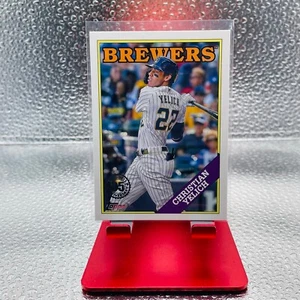 Béisbol Topps 2023 #T88-15 Christian Yelich 35 aniversario - Imagen 1 de 4