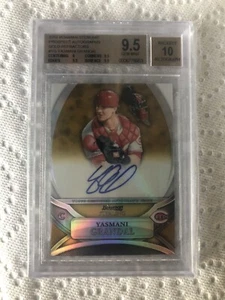 2010 Bowman Sterling Gold Refractor Yasmani Grandal Rookie Auto #/50 BGS 9,5/10 - Bild 1 von 1
