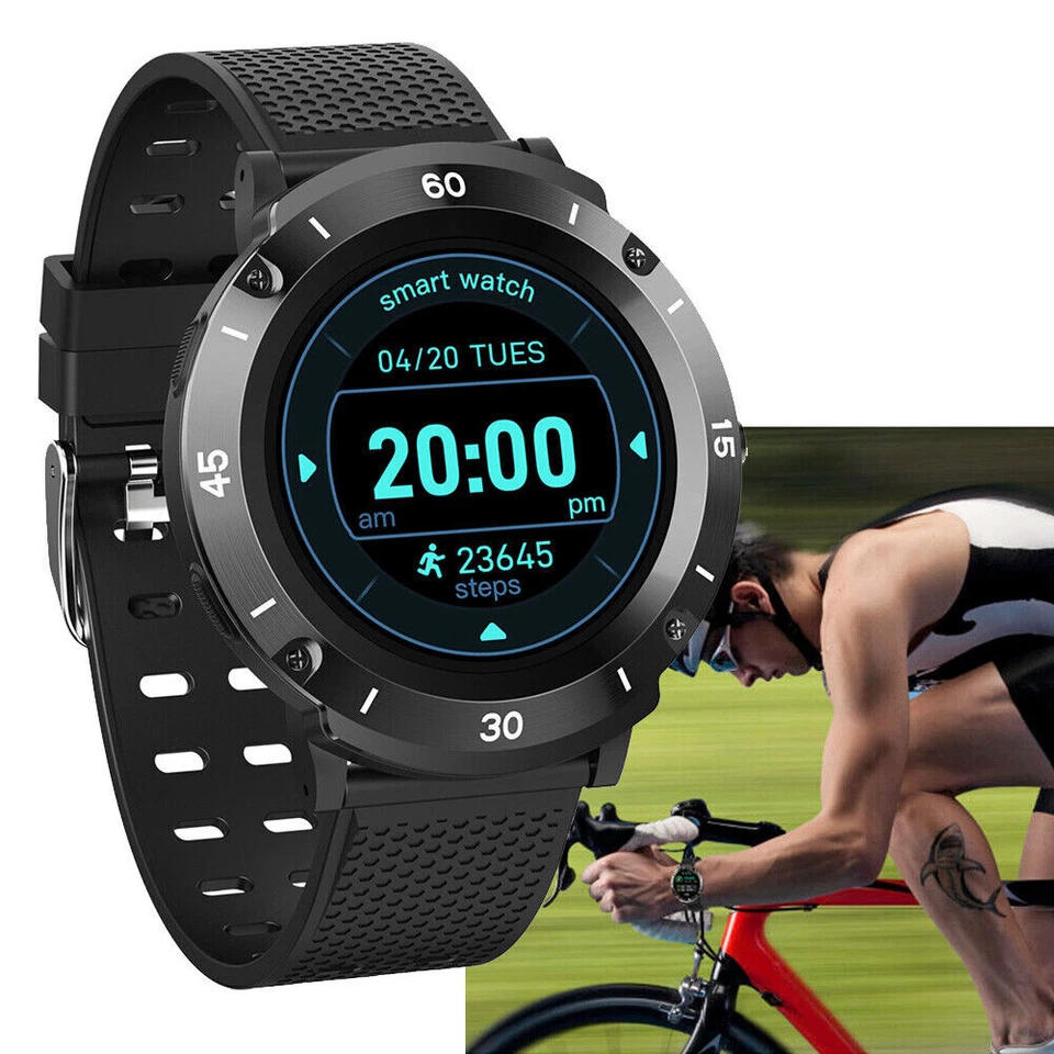 Monitor de sueño Reloj inteligente Bluetooth Pulsera Rastreador de actividad física Resistente al agua Foto 1 de 4