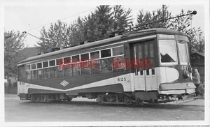 2C598 RP 1940s SCRANTON TRACTION CO RAILWAY CAR #421 - Picture 1 of 1