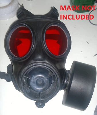 Lenti maschera antigas, S10, FM12, GP-5, MC-1, PMG, AIRSOFT SAFE, colore trasparente o fai da te  - Immagine 1 di 3