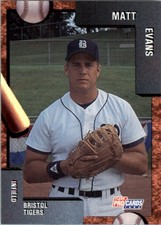 1992 Bristol Tigers Fleer/ProCards #1417 Matt Evans