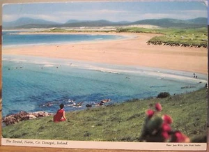 Irish Postcard THE STRAND Beach NARIN Co. Donegal Ireland Willis John Hinde 2/79 - Imagen 1 de 2
