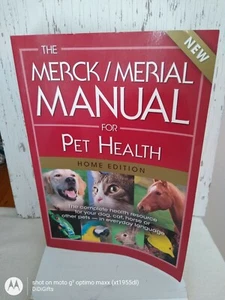 Merck/Merial Manual for Pet Health Complete Pet Health Resource, Free Shipping - Imagen 1 de 5