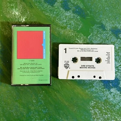 Dire Straits Making Movies Green Cassette Tape Music Warner Brothers M53480 1980 - Image 1 of 3