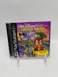 Videogioco PlayStation 1 PS1 Disney World Magical Racing Tour CIB con scheda di registrazione - Foto 1 di 3