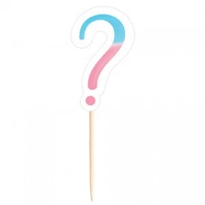 BABY SHOWER GIRL OR BOY ? CUPCAKE TOPPERS 24PK BIRTHDAY PARTY CAKE GENDER REVEAL - Picture 1 of 1