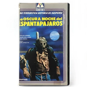 LA OSCURA NOCHE DEL ESPANTAPAJAROS Frank De Felitta 81 TERROR SLASHER HORROR VHS - Imagen 1 de 3