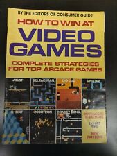 1983 How To Win At Video Games Complete Strategies for Arcade Games Qbert, Joust