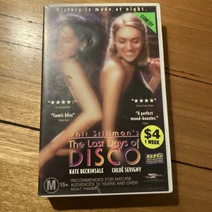 THE LAST DAYS OF DISCO VHS 1998 POLYGRAM - Chloe Sevigny - Ex rental Tape - Picture 1 of 7