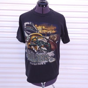 Vintage Green Bay Packers Shirt Mens Size Large Frozen Tundra 2002 Titletown - Picture 1 of 15