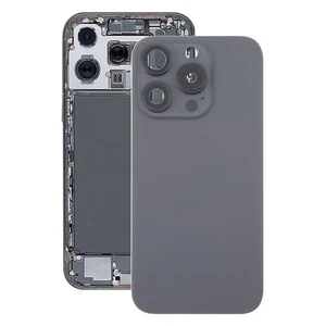 Coque arrière en verre d'origine pour iPhone 16 Pro Max avec cache objectif caméra - Photo 1 sur 7
