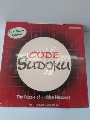 Code Sudoku Board Game by Pressman 2006 New 1-4 Players Puzzle - Image 1 of 4