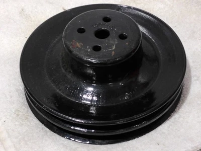 67 68 C2 C3 Corvette 396 427 Bomba de agua Polea de 2 ranuras - SIN AIRE ACONDICIONADO - GM#3906656--USADO Foto 1 de 4