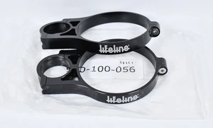 Set of 2 LifeLine SFI 17.3 Sprint Car Offset Brackets Cage Clamp Mounts - Picture 1 of 11