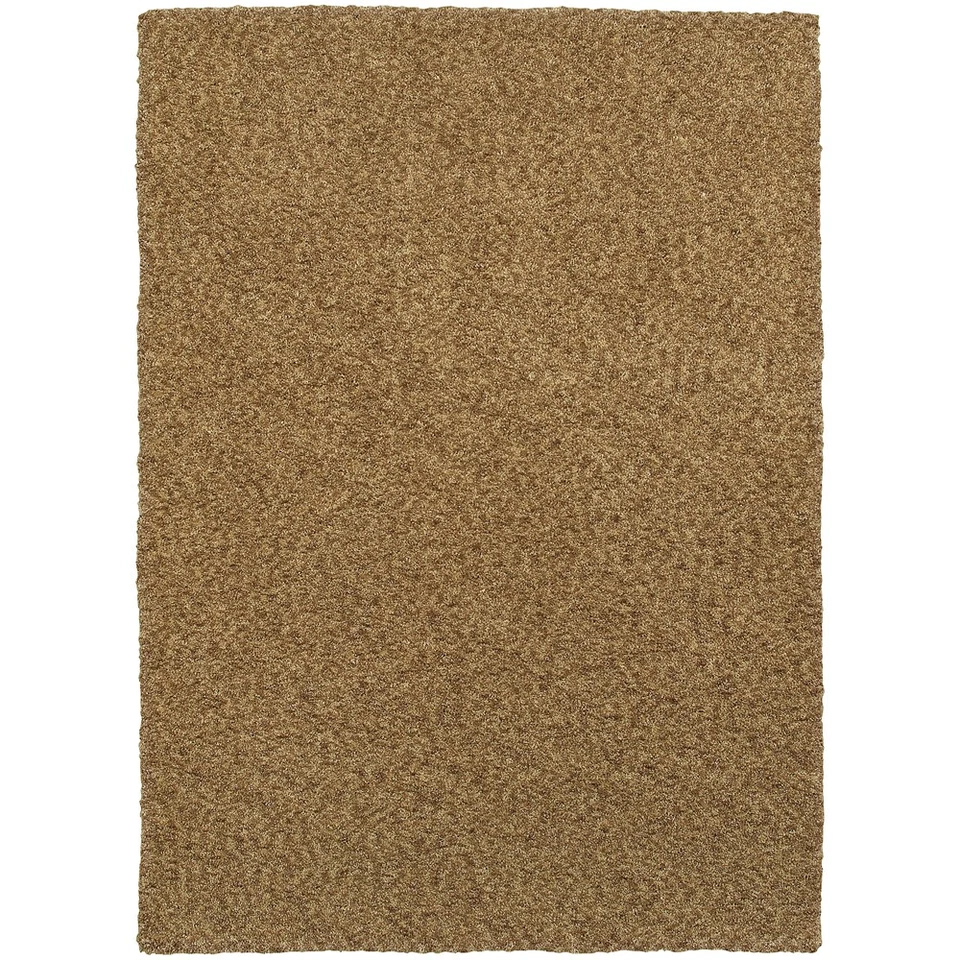 6x9 Sphinx Gold Solid Handcrafted Neutral Area Rug 73405 - Aprx 6' 6" x 9' 6" - Image 1 of 1