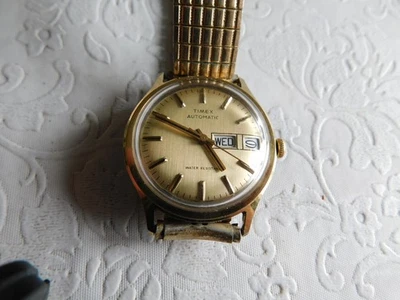 RELOJ PULSERA VINTAGE TIMEX AUTOMÁTICO PARA HOMBRE 37860 10980 VISCOUNT QUIERE FUNCIONAR Foto 1 de 4