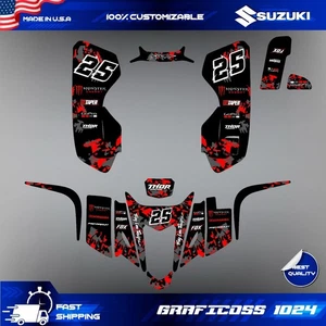 ATV Decal Graphic Kit For Suzuki LTZ400 Kawasaki KFX400 2003-2008 - Picture 1 of 6