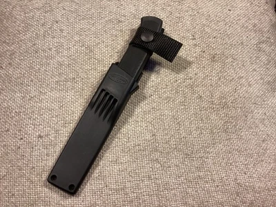 Cuchillo fijo Fallkniven F1 4" acabado satinado VG-10 hoja de acero mango Thermorun Foto 1 de 4