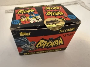 Batman 1966 Deluxe Reissue Edition Complete Box Set Topps 1989 - Picture 1 of 10
