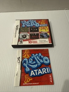 Estuche de juego retro Atari Nintendo DS 2005, manual e insertos solo sin juego - Imagen 1 de 3