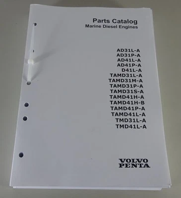 Catalogo Parti / Elenco Ricambi Volvo Penta AD / D / TAMD / TMD - 31 / 41 - 1/07 - Immagine 1 di 3