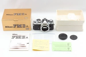 【 UNUSED in BOX / Tripod mat 】 Nikon FM3A Silver 35mm Film SLR Camera From JAPAN - Picture 1 of 19
