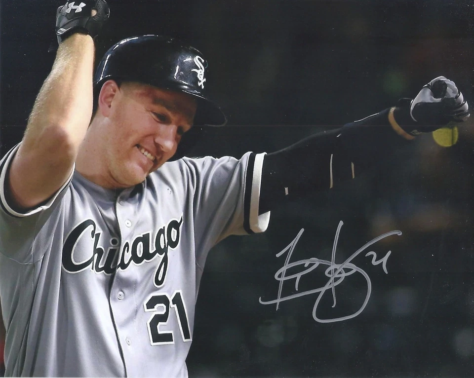 TODD FRAZIER 'CHICAGO WHITE SOX' THIRD BASEMAN SIGNED 8X10 PICTURE *COA 1 - Image 1 of 1