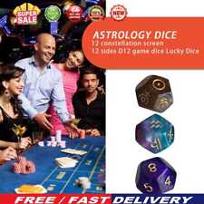 Dice Portable Entertainment Toys for Party Role Playing Game 12-sided Acrylic