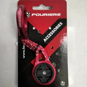 Soporte de montaje GPS para computadora de bicicleta Fouriers para GARMIN MIO GoPro Giant NEOSTRACK rojo - Imagen 1 de 10