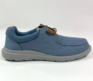 Sperry Top-Sider Captains Moc Hemp Mens 10.5 Medium Blue Slip On Shoes Sneakers - Picture 1 of 9