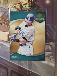 2009 Upper Deck Icons Ichiro #46 Seattle Marinersmpb baseball - Foto 1 di 2